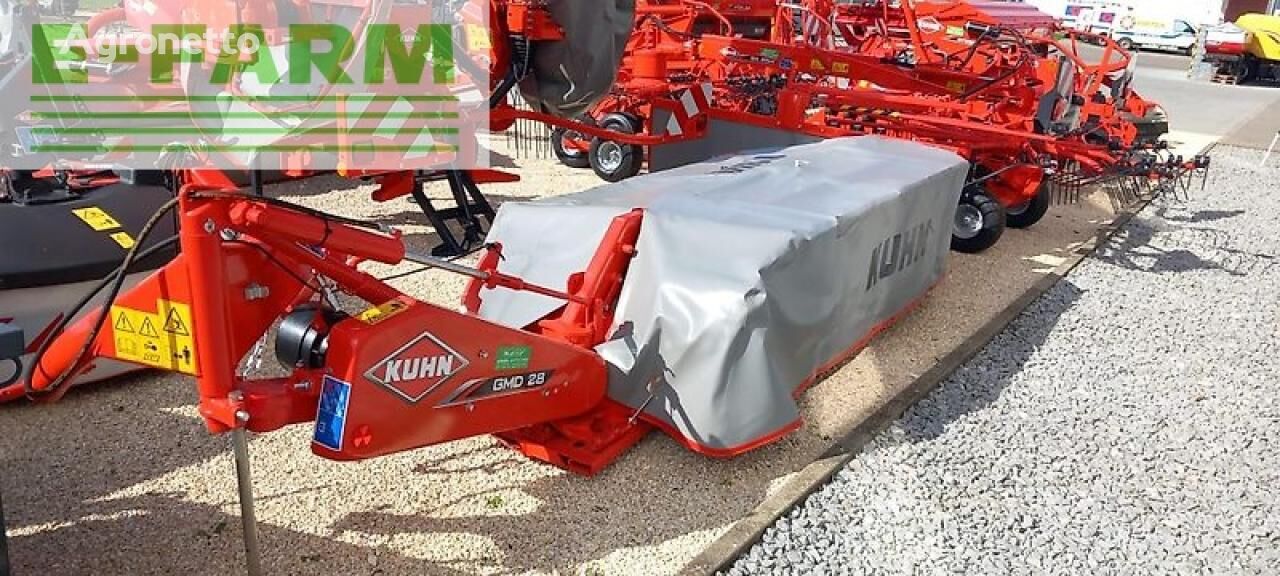 Kuhn gmd 28/mähwerk/scheibenmähwerk/heckmähwerk segadora rotativa