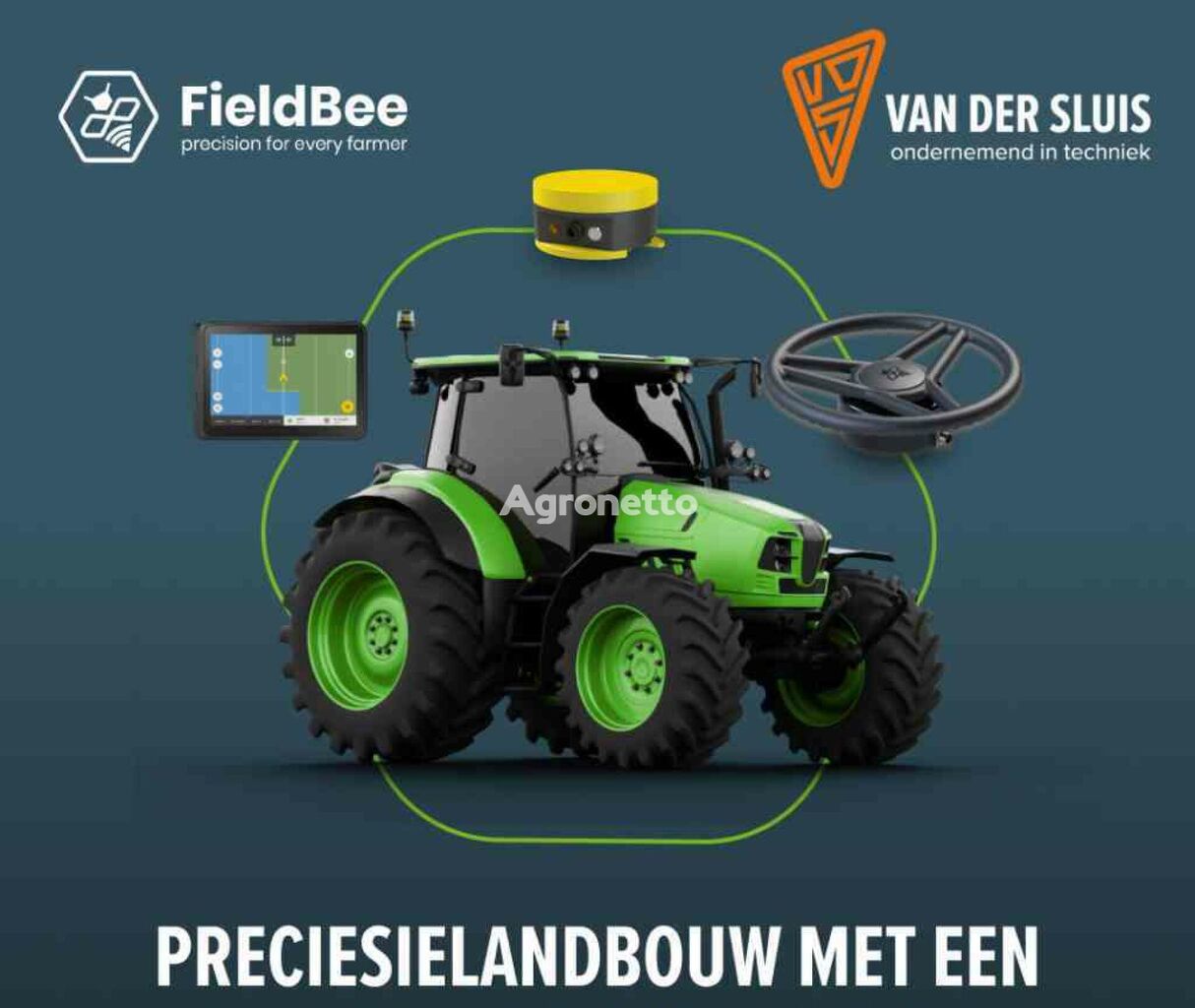 FieldBee GPS sistema de navegación para tractor de ruedas